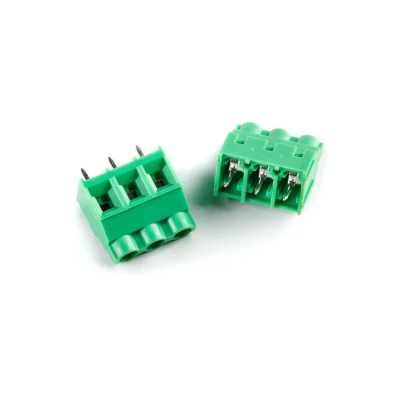 Фото 10 шт. KF7620 7,62-2P 3P винт PCB коннектор Клеммная колодка 7,62 мм Шаг прямой штекер №4