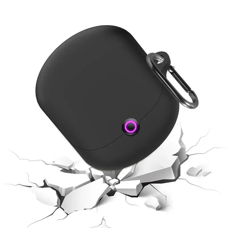 Фото Беспроводные наушники с Bluetooth, рандомные наушники Soundcores VR P10, противоударный силиконовый чехол для наушников с карабином №4