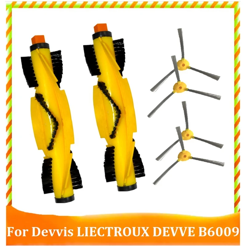 Комплект аксессуаров для робота-пылесоса Devvis Liectroux DEVVE B6009, основные детали