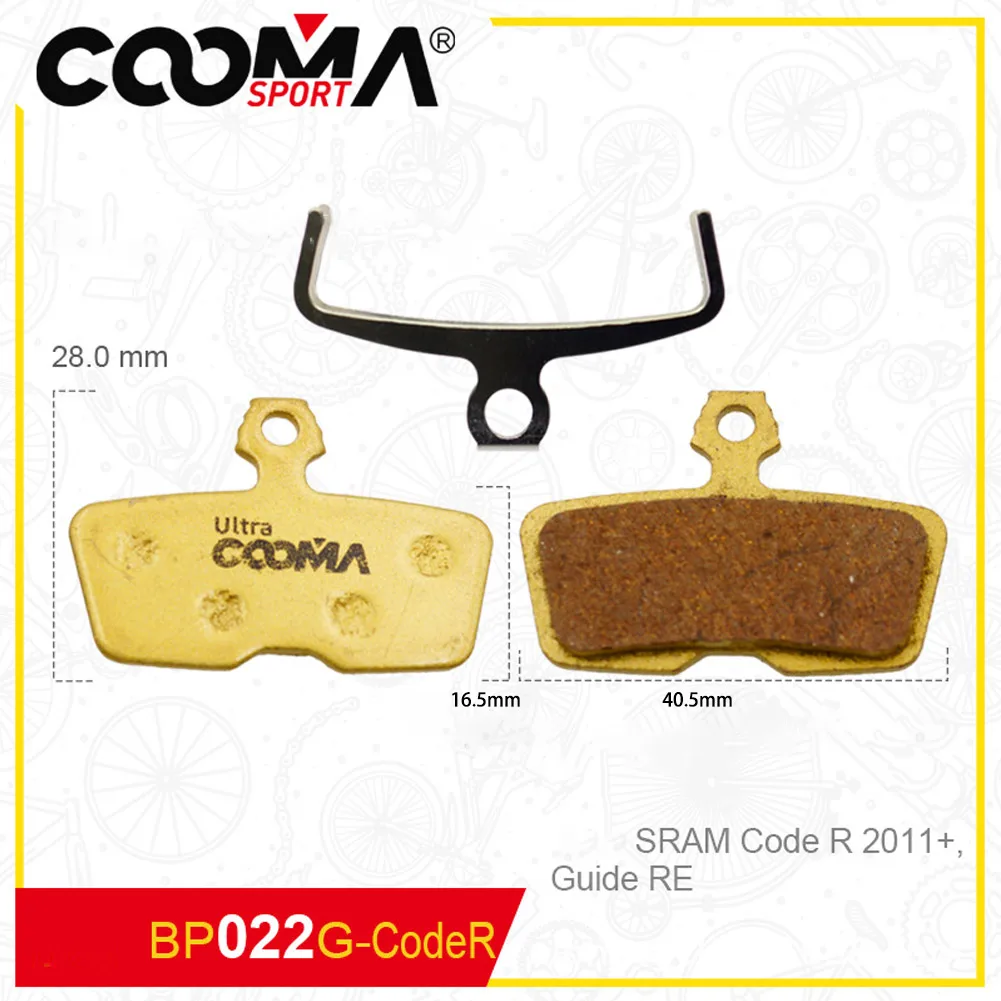 Велосипедные дисковые тормозные Сменные колодки для-SRAM -AVID Code R 2011 с гидравлическими дисковыми тормозными колодками