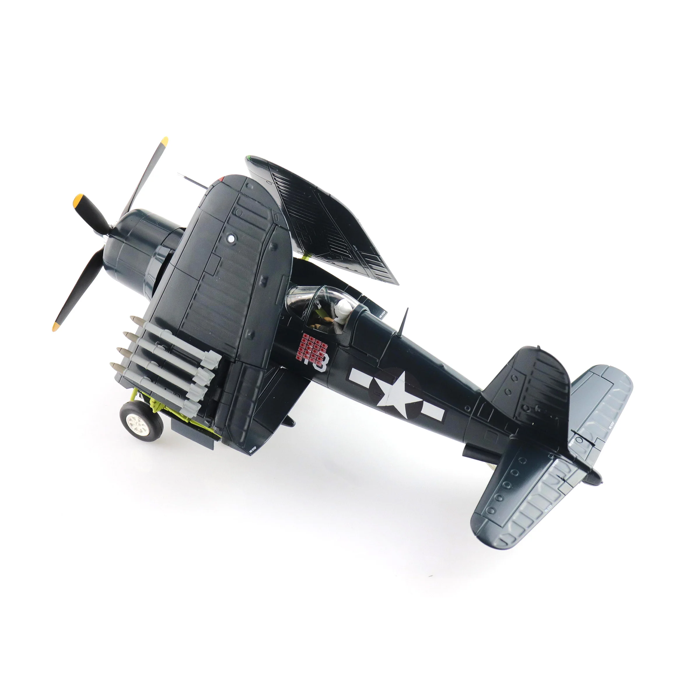 1:48 Модель истребителя HA8226 F4U Белый 13 Capt. Коллекционная модель из сплава Kenneth Walsh (21 убивает) VMF-222 Okinawa 1945 г.