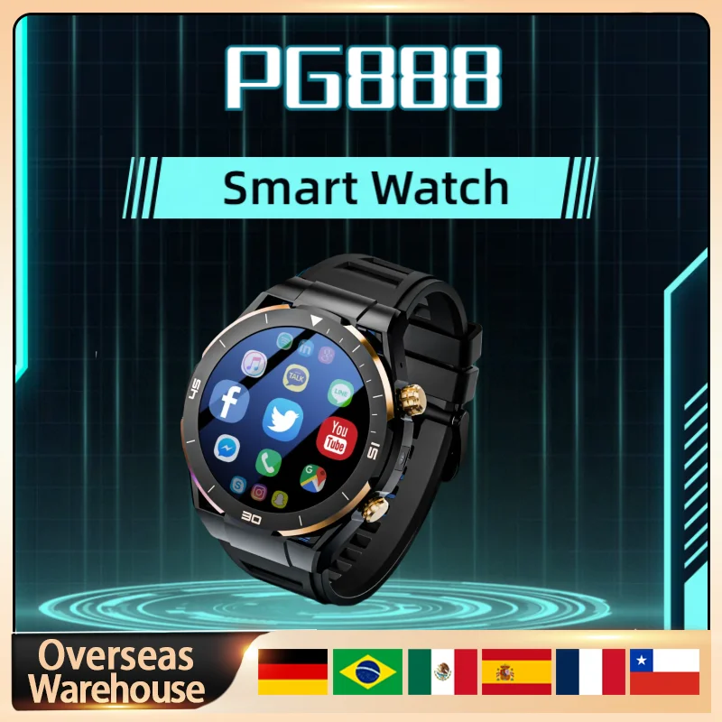 PG888 Смарт-часы Водонепроницаемая камера 4G с Android SIM Bluetooth WIFI Часы для мужчин и женщин Открытый Смарт-часы Подарки PG888