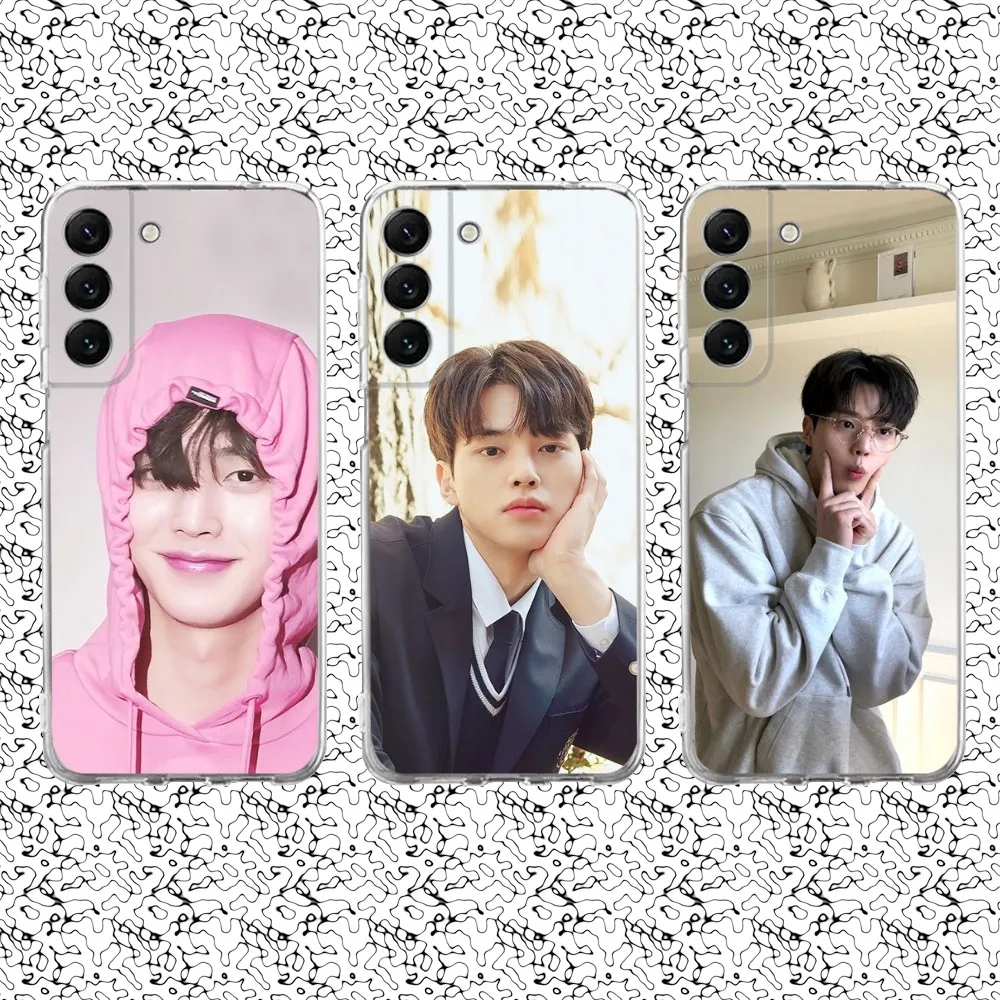 Силиконовый чехол Song Kang Korea Actor для Samsung S30,S23,21,22,20 Ultra,S20 FE lite,S10,9,PIus Note20ultra, прозрачный чехол