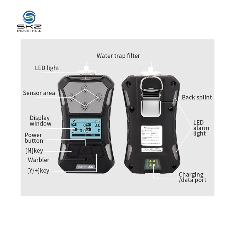 SKZ2054C Высокоточный анализатор газа этанола 0-3000ppm C2H6O