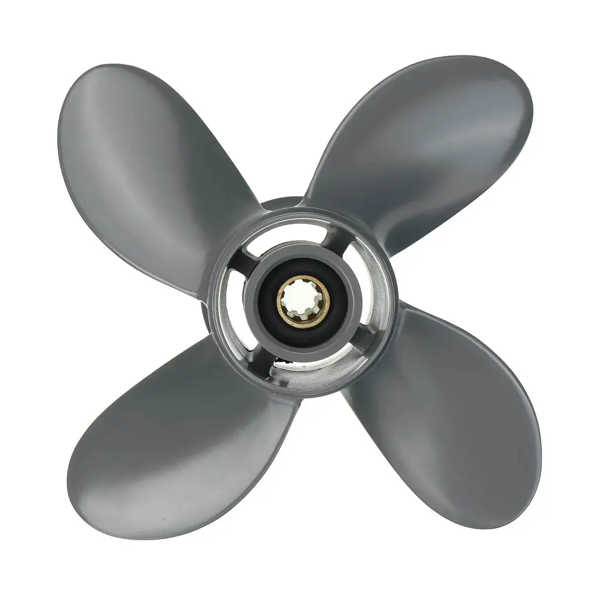 Пропеллер 4 лопасти 9 1/4X10 Подходит для Honda и Yamaha подвесной BF8D BF9.9D BF9.9 BF15A BF15D BF20 алюминиевый подвесной пропеллер