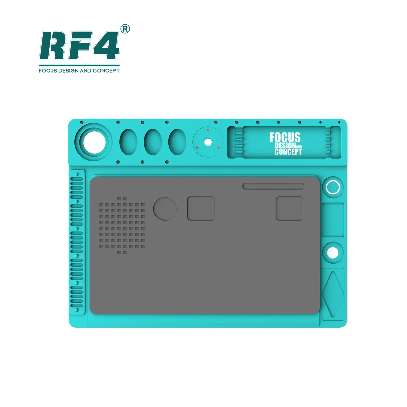 RF4-D2 410x300 мм основа в алюминиевом корпусе для мобильного телефона, печатная плата, приспособление для ремонта, Микроскопическое увеличение