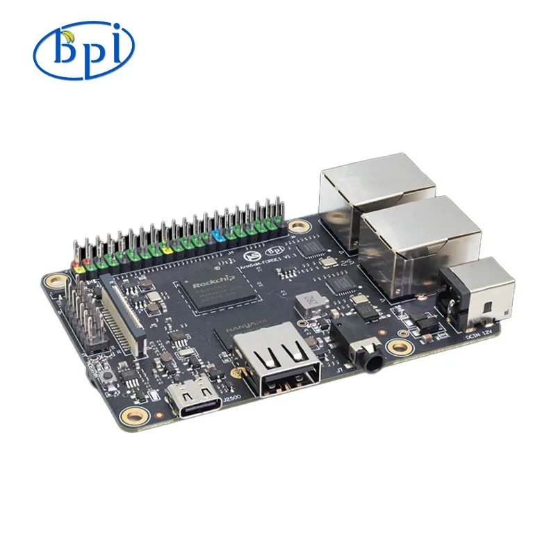 Фото BPI-Forge1 Banana Pi Forge 1 RockChip RK3506J RK3506 512 МБ DDR3L NAND Одноплатный компьютерный трехъядерный процессор Cortex-A7 №4