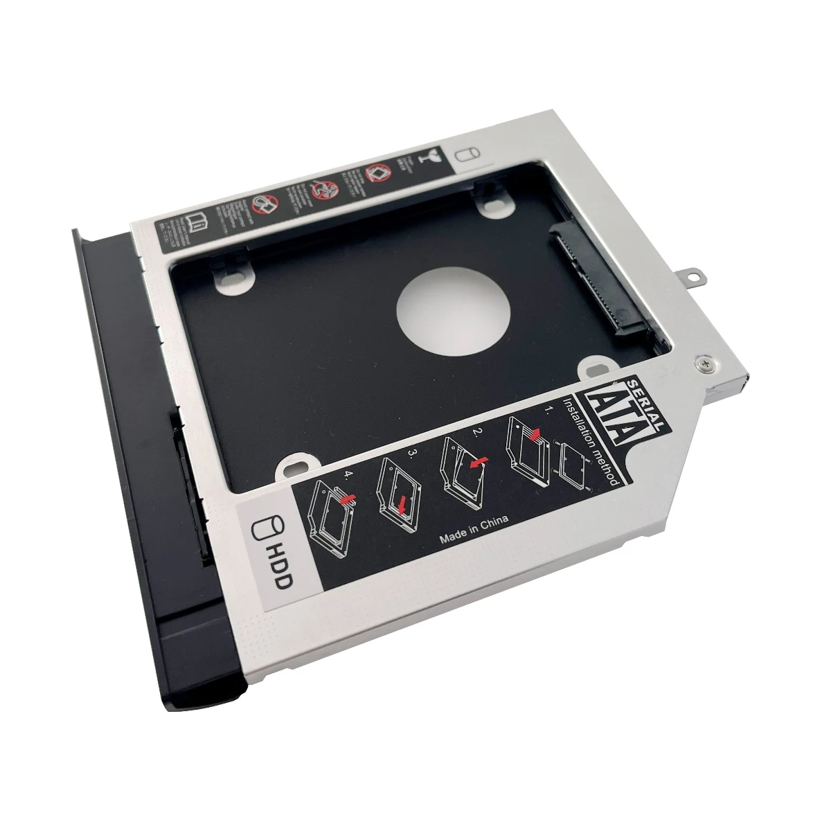 Фото 2-й жесткий диск SATA SSD HDD оптический отсек Caddy рамка лоток для Lenovo IdeaPad 110-14IBR 110-15IBR панель в комплекте №3