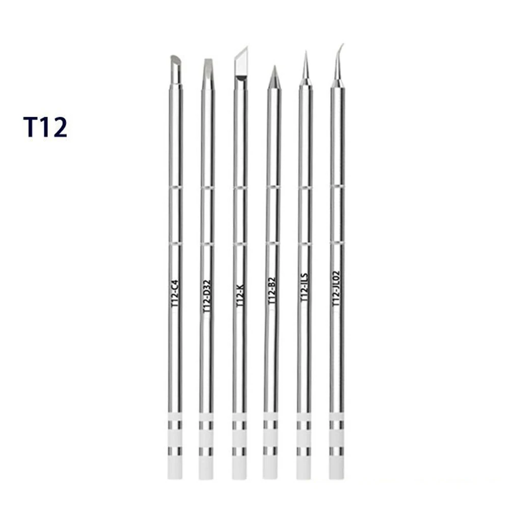 1 шт. T12 паяльные жала, паяльные инструменты T12-B/B2/C1/BC2, сменные жала для паяльной станции FX-951