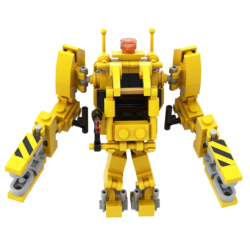 Gobrick MOC чужой Мощный погрузчик Часть V чужой механический робот строительный блок Обучающие игрушки подарок на день рождения