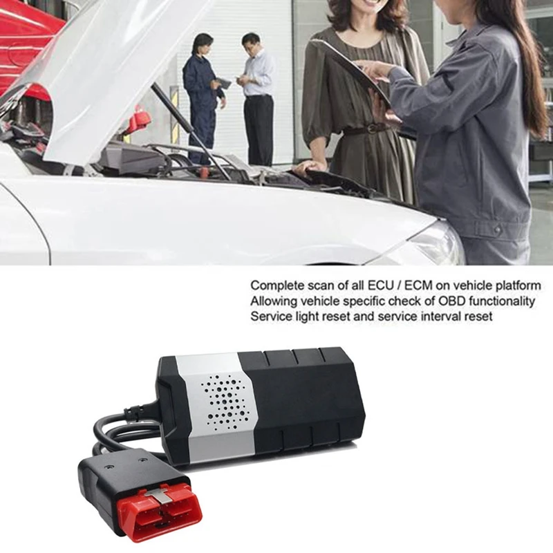 Фото Диагностический инструмент V9 DS150E OBD VCI 2017.R3 TCS Pro OBD2 с Bluetooth для DS150E, сканер автомобильных аксессуаров для грузовиков №5