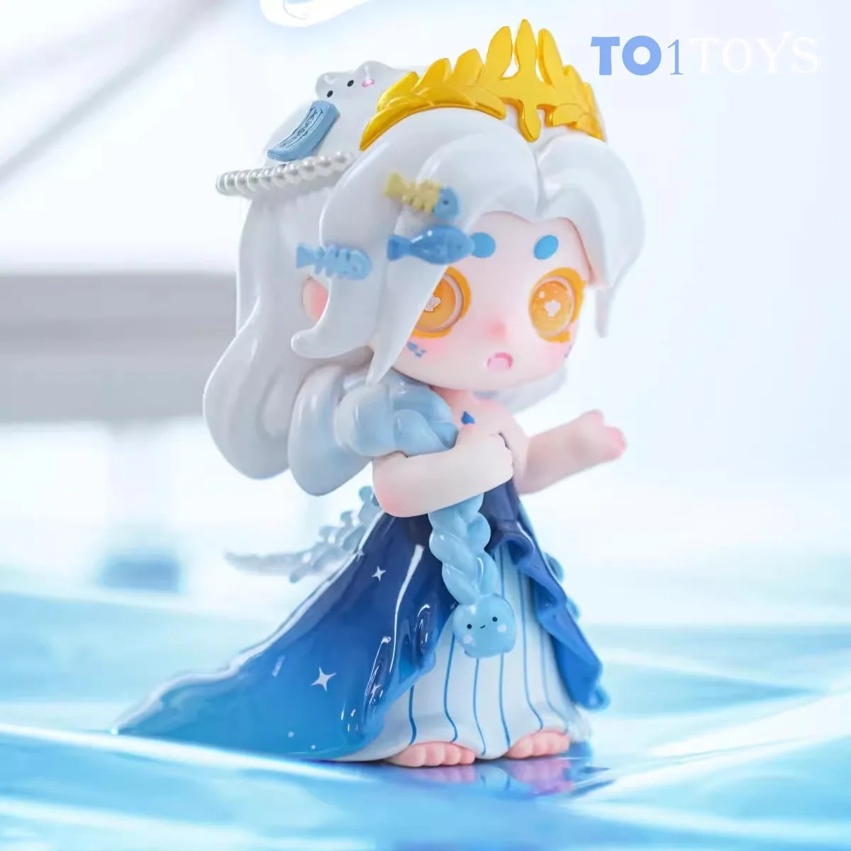 Фото Keeno WISH ON THE SEA BREEZE Series Blind Box Toys Mystery Box Toys Cute Action Anime Figure Kawaii Model Gift for Girls Toys №4