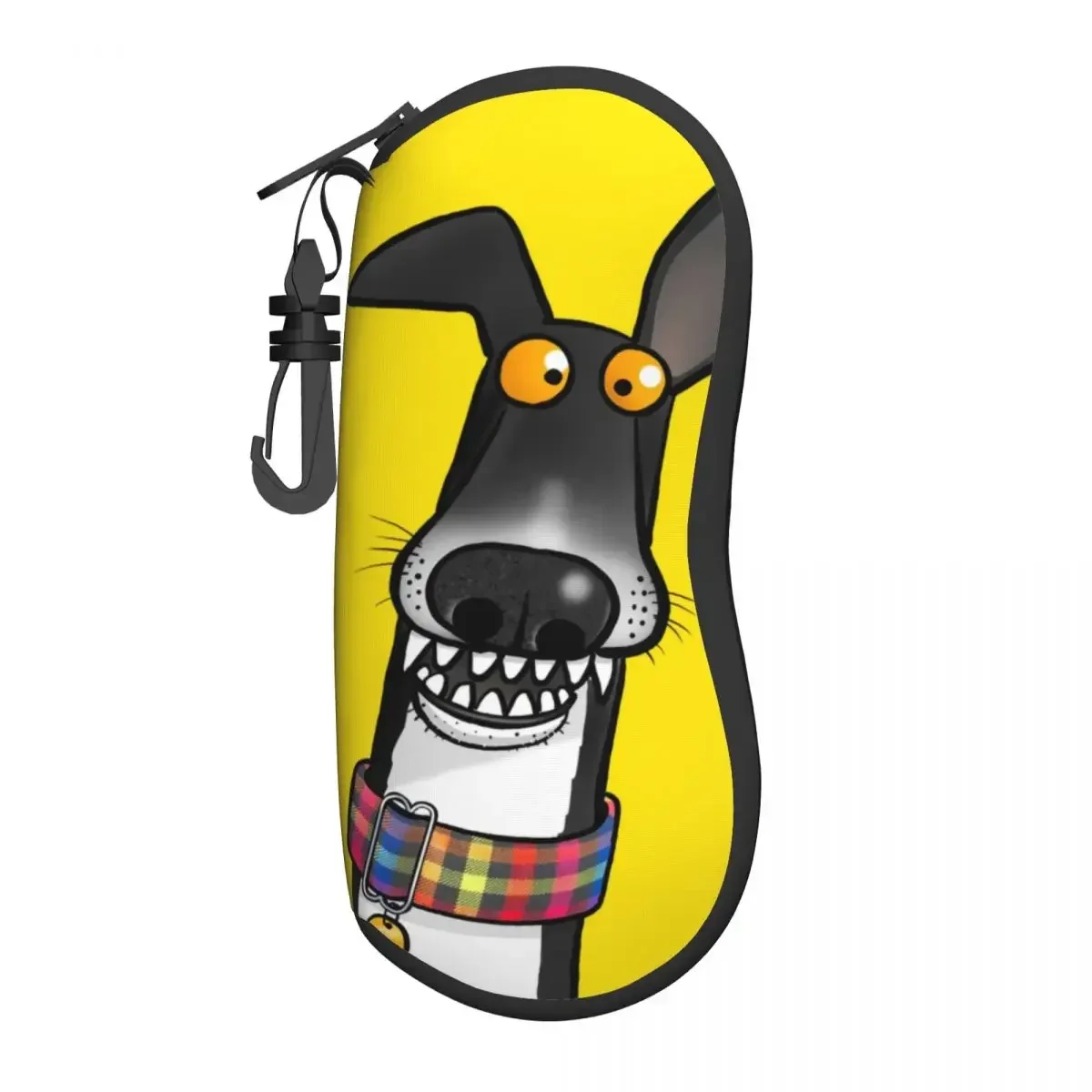 Чехол для очков Teefs Humor Sighthound Shell для мужчин и женщин с героями мультфильмов, итальянский борзая, уиппет, чехол для очков для собак, чехол для солнцезащитных очков