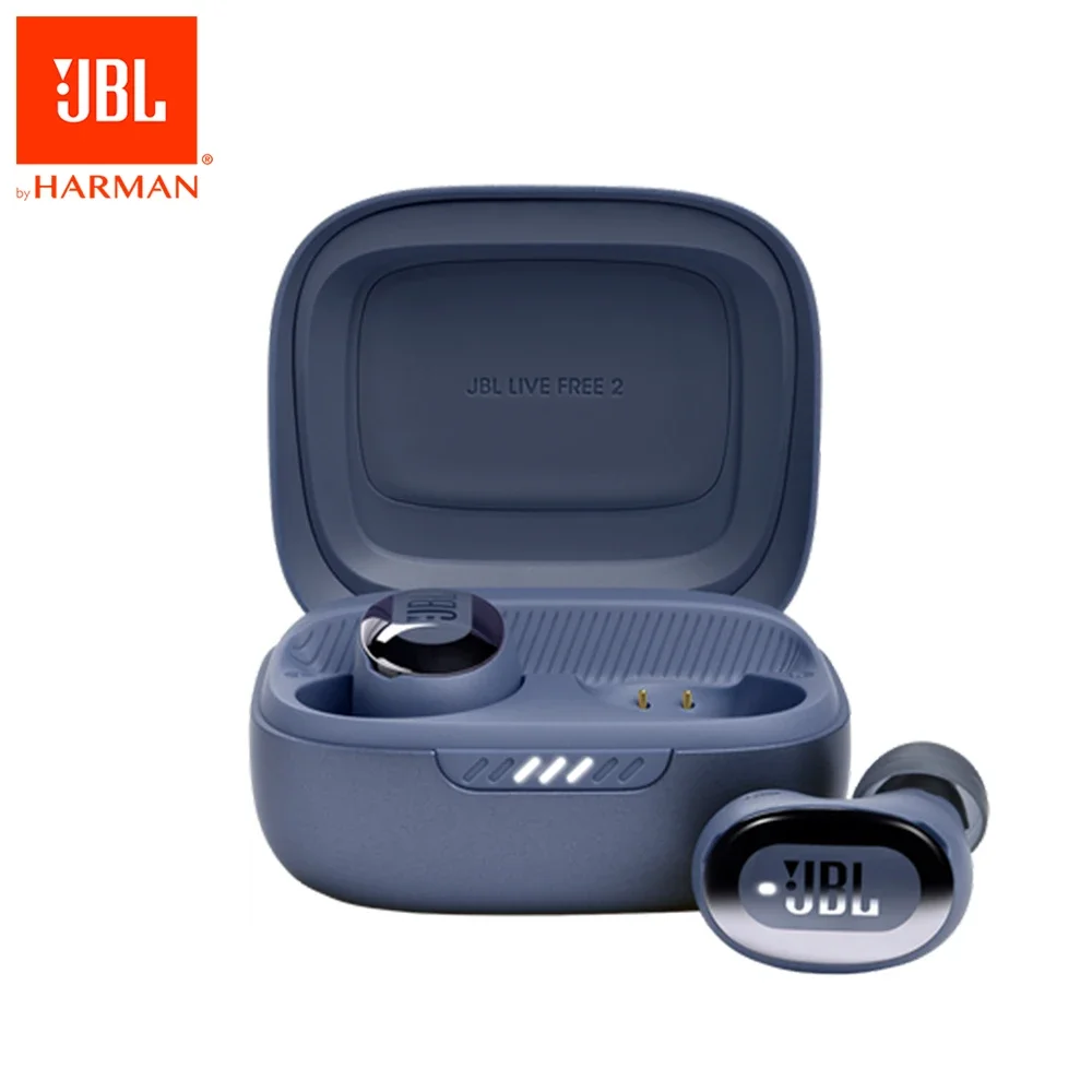 100% Оригинальные JBL Live Free 2 Tws настоящие беспроводные Bluetooth наушники-вкладыши активная шумоподавляющая гарнитура водонепроницаемые наушники с микрофоном