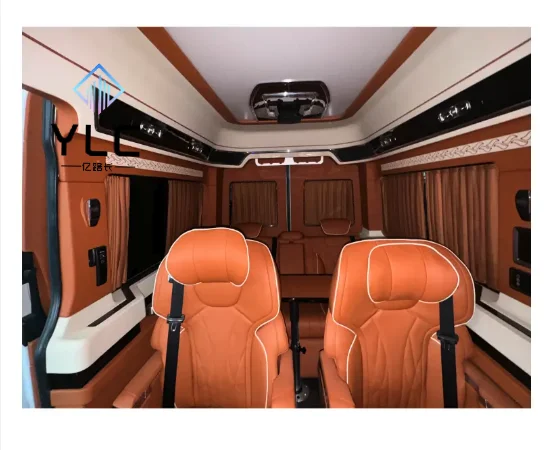 Фото YLC Hiace 7-местный внутренний комплект с электрокреслами VIP-сиденья Телевизор для Toyota Hiace №3