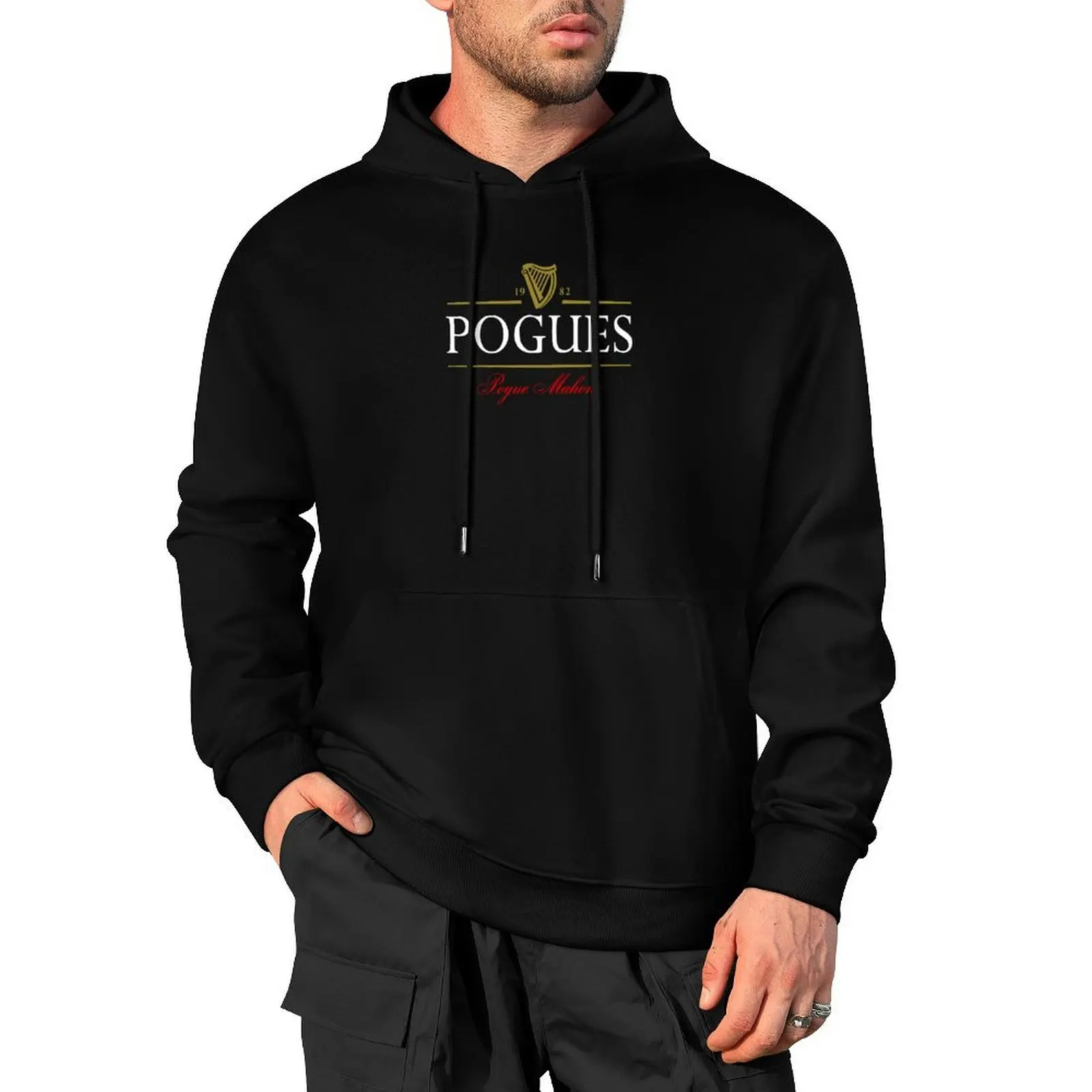 POGUES 1982 POGUE MAHONE, пуловер с капюшоном, мужская одежда, одежда в стиле аниме, корейская одежда, мужская одежда, спортивный костюм