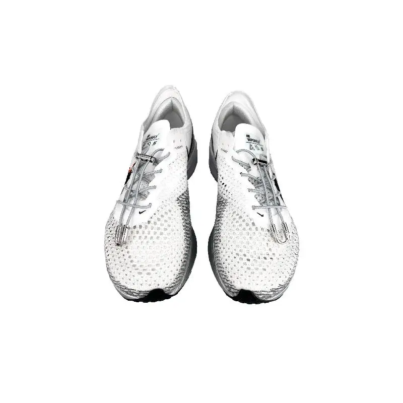 Фото [Дневное пламя на заказ] Мужские белые кроссовки Nike ZoomX Vaporfly Next% 3, нескользящие низкие марафонские кроссовки №4