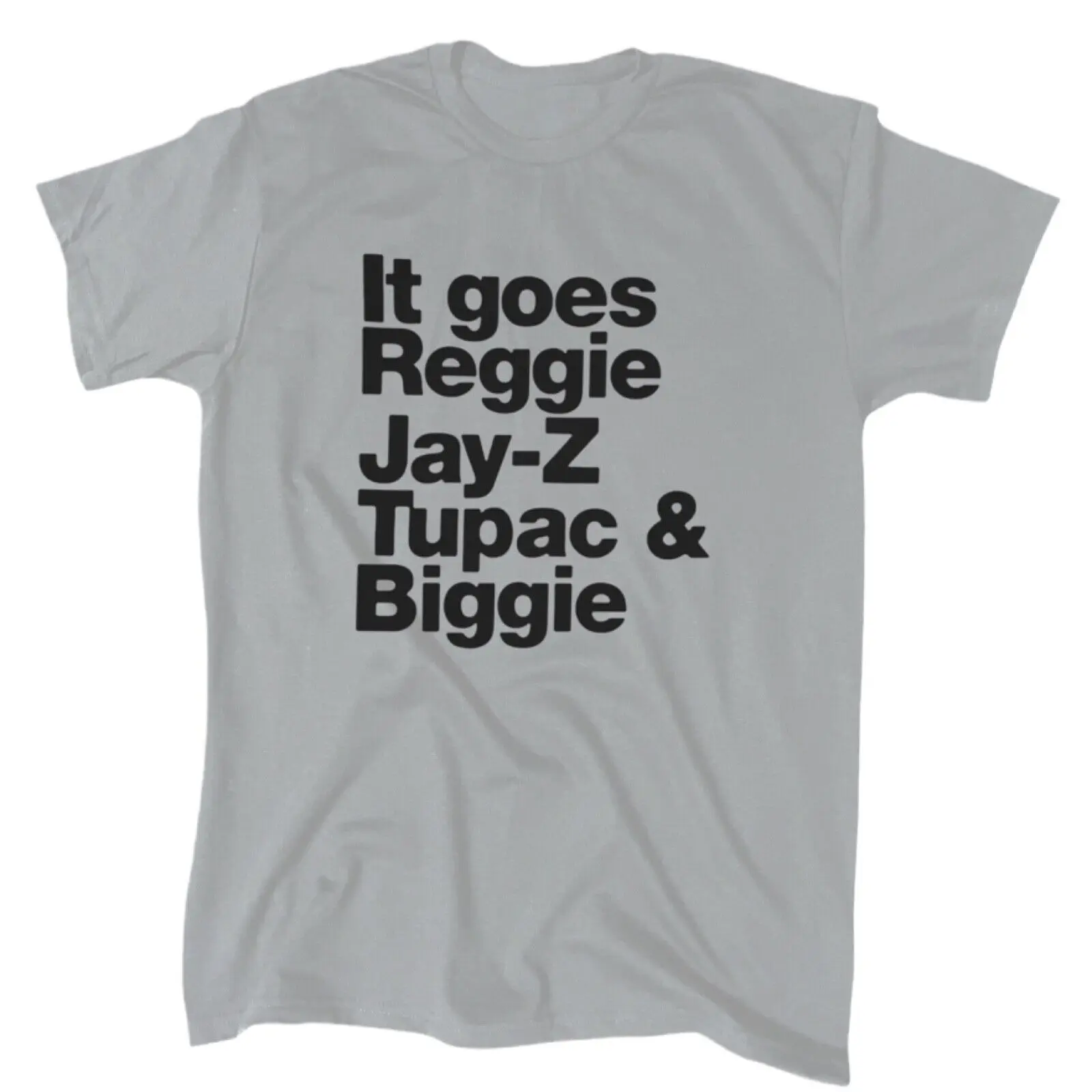 Мужская хлопковая футболка It Go Reggie Jay Z Tupac и Biggie