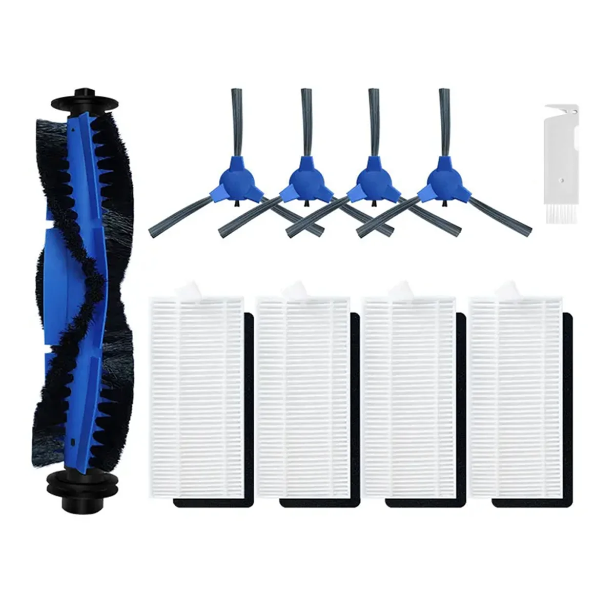Запасные части для RoboVac 11S, 12, 15C, 15T, 25C, 30, 30C, 35C, 39C, основная боковая щетка, Hepa фильтр