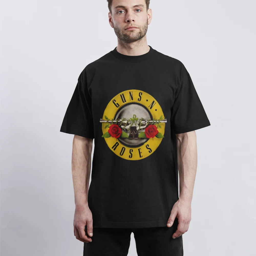 Хлопковая футболка унисекс Guns N Roses Hard Rock Band в стиле хип-хоп, музыкальная футболка, уличная одежда, повседневная, бесплатная доставка