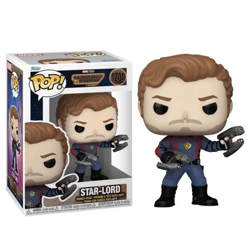 Фото Funko Pop стражи Галактики Звездный Властелин #1240 #1201 ракета #1202 Грут #1203 виниловые экшн-фигурки куклы игрушки подарок для детей №3