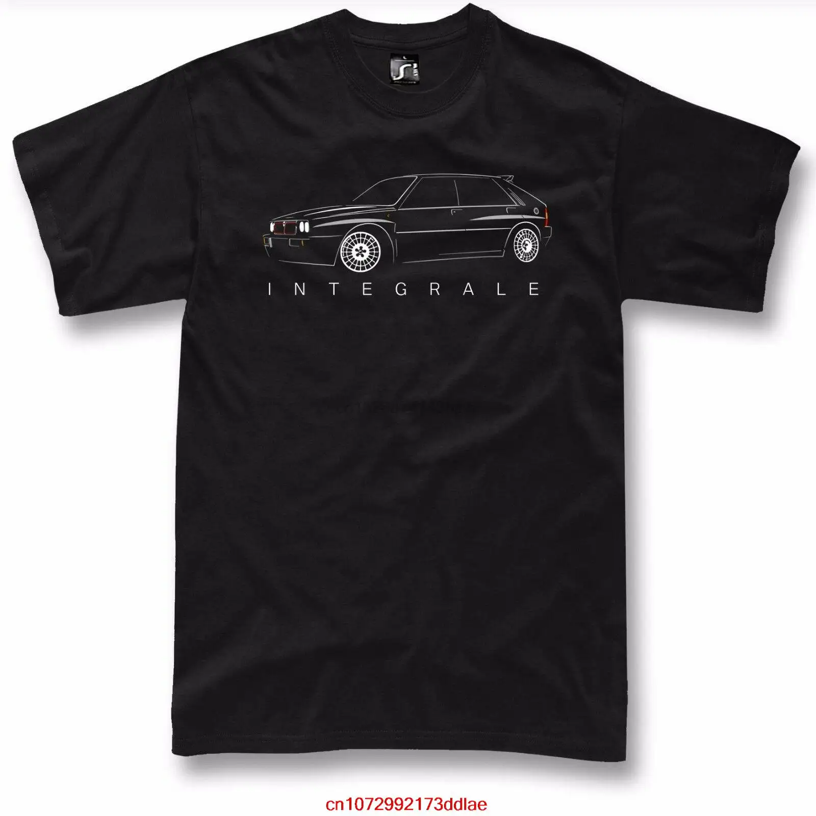 Футболка Lancia Delta, интегрированный ралли, турбо-футболка