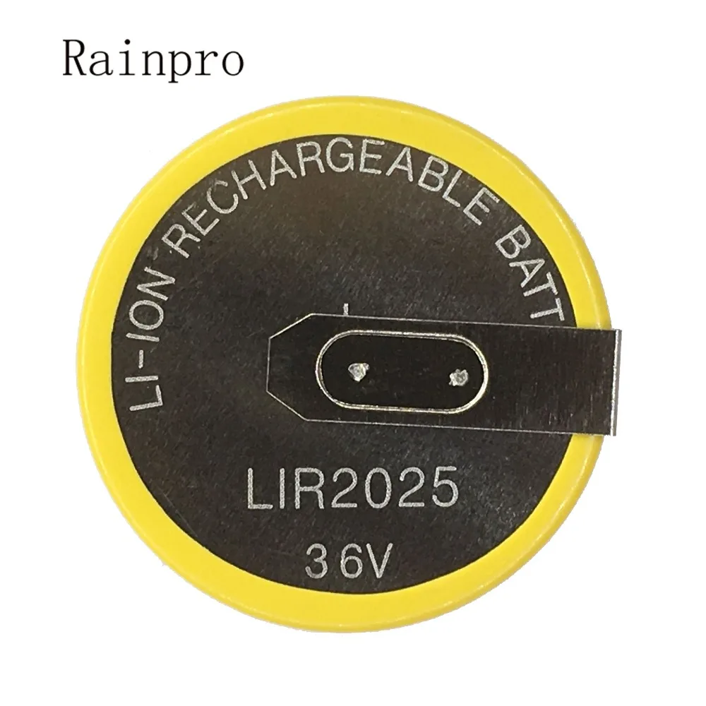5 шт./лот LIR2025 2025 90 градусов s pins перезаряжаемая батарея для автомобильного ключа дистанционного управления
