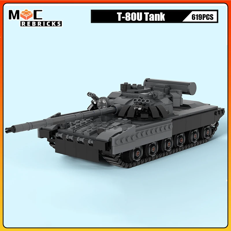 Вторая мировая война, Старый боевой танк, строительные блоки MOC, военное оружие, серия моделей, коллекция экспертов, дисплей, детские игрушки