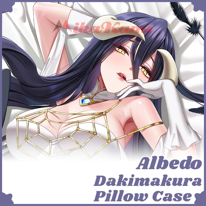 Albedo Dakimakura Overlord аниме сексуальная наволочка обнимающая наволочка наволочка для всего тела домашнее постельное белье Декор отаку подарок