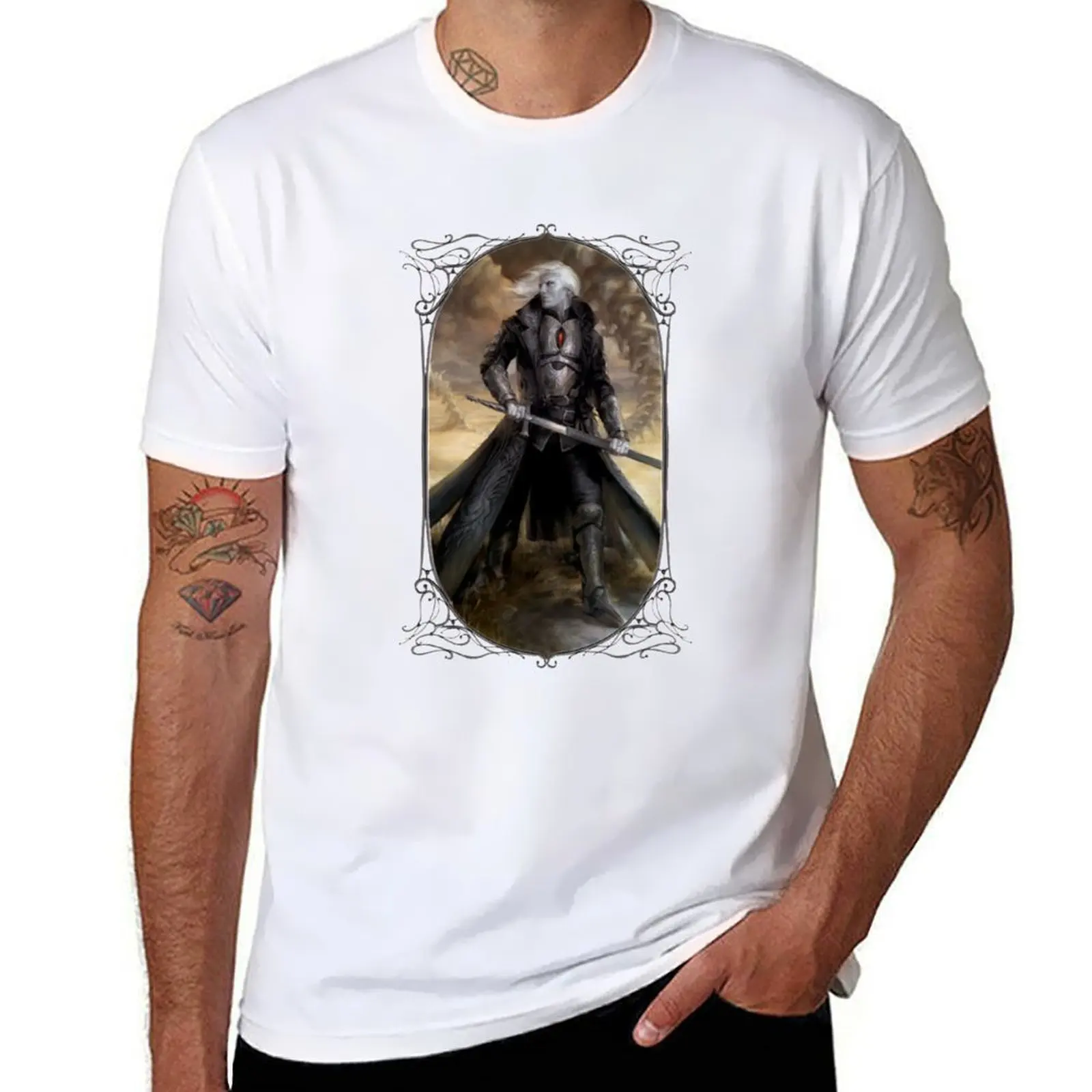 Sorin Planeswalker-футболка с изображением вампира в стиле фэнтези, хлопковая футболка, комплект футболок, футболка из 100% хлопка