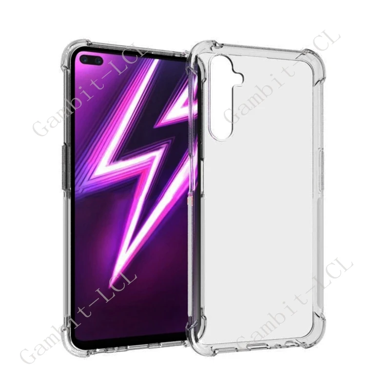 Чехол против падения для Realme 6 Pro 6 Pro RMX 2061 RMX2063 RMX2001 RBS0626IN, оригинальная противоударная задняя крышка из мягкого ТПУ на Realme6