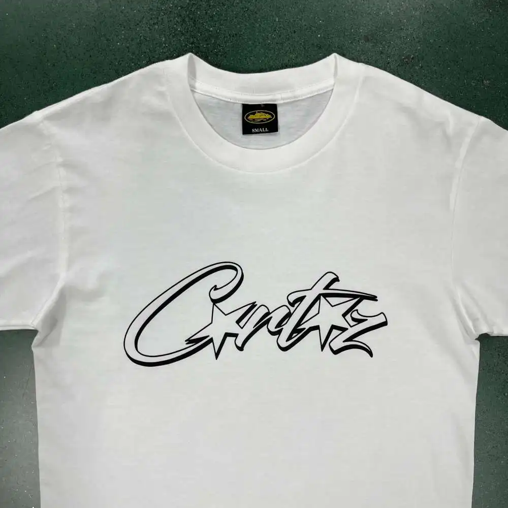 Футболка Corteiz Allstars мужская с коротким рукавом, тенниска из 100 хлопка, модная майка в стиле хип-хоп, уличная одежда, лето