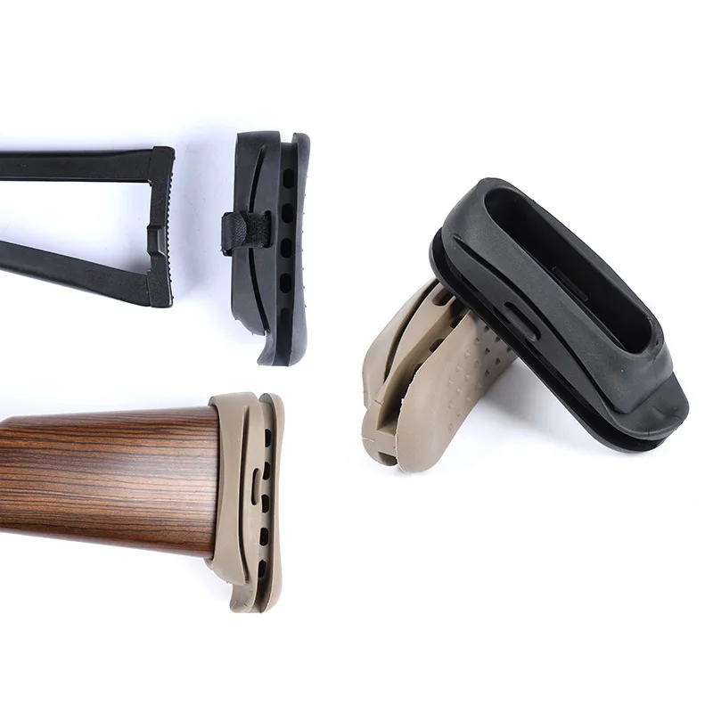 Фото Страйкбольная тактическая Противоударная резиновая АК 74 Stock Pad AK47 74U SVD Анальная прокладка Stock Pad аксессуары для оружия для пейнтбола охоты №2