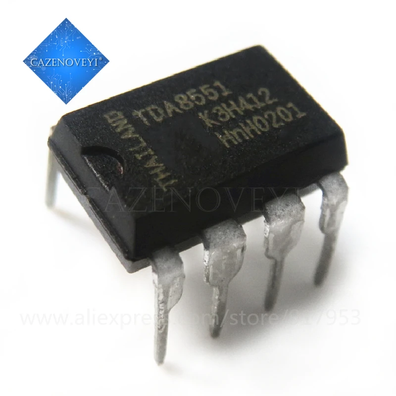 10 шт./лот TDA8551 TDA 8551 DIP-8 в наличии