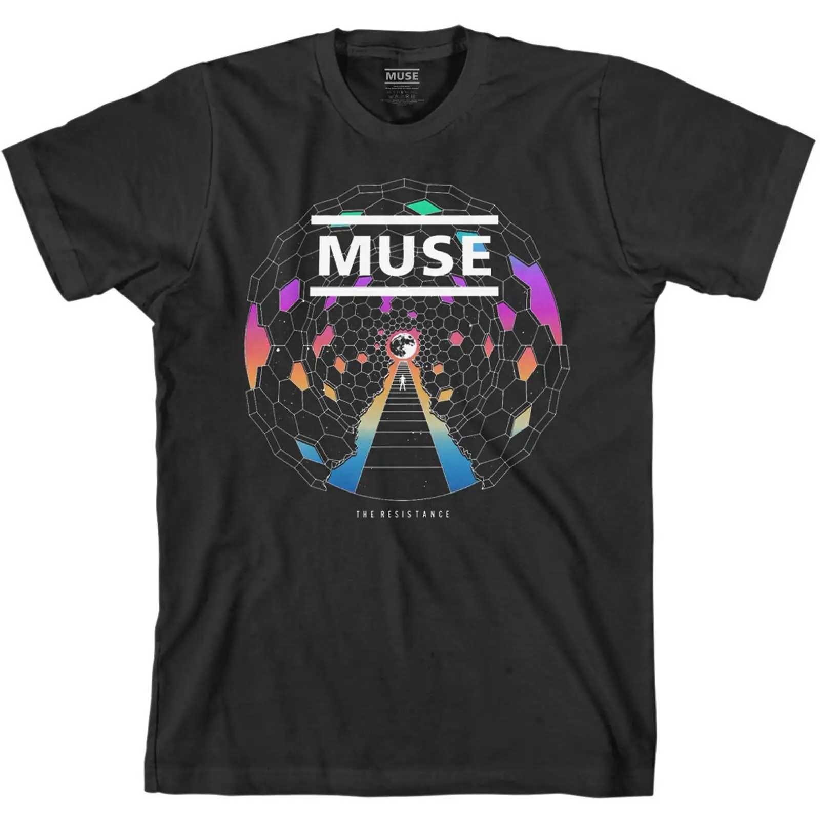 Muse футболка сопротивление альбом группа Официальный Черный Новинка