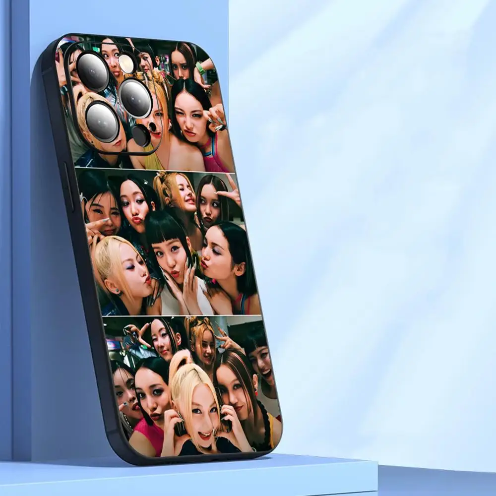 Популярный чехол для телефона Kpop XG Girl, черный, мягкий для Iphone 16, 15, 14, 13, 11, 12 Pro Max Xr X Xs 8 7 Plus Чехлы и чехлы для мобильных телефонов