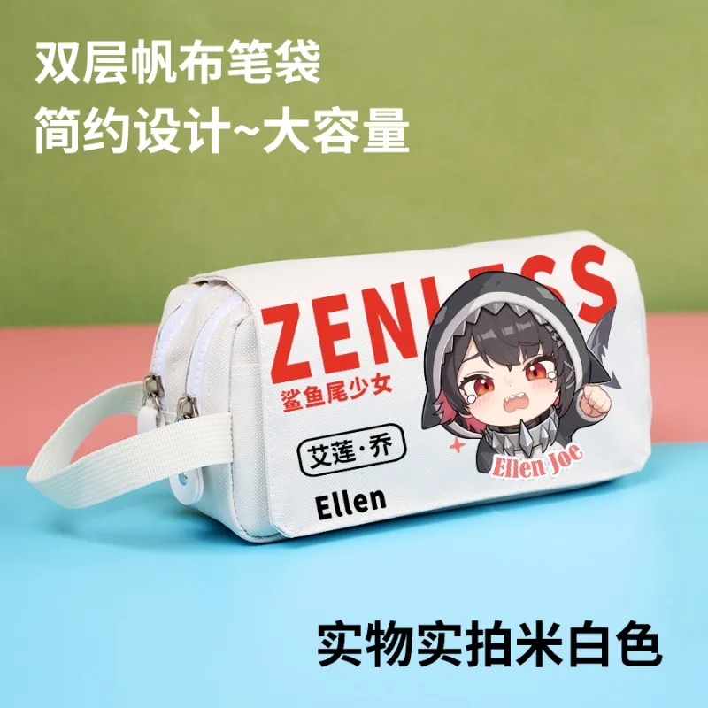 Аниме Zenless Zone Zero Game Cos Ellen Joe унисекс 2025 простой милый мультфильм 20x10x8 см портативный пенал подарок