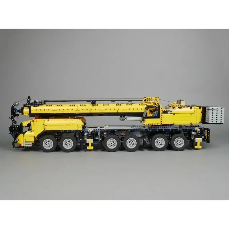 Фото MOC-5509 GMK6400 Мобильный кран с дистанционным управлением в сборе, машина для сращивания строительных блоков, модельMOC, креативные строительные блоки, игрушка в подарок №4