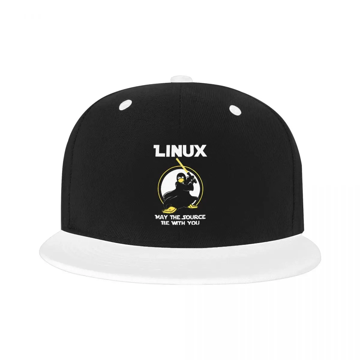 Фото Linux может быть источник с вами бейсболки для мужчин Пингвин программирующий ботаник бейсболка кепка хип-хоп №2