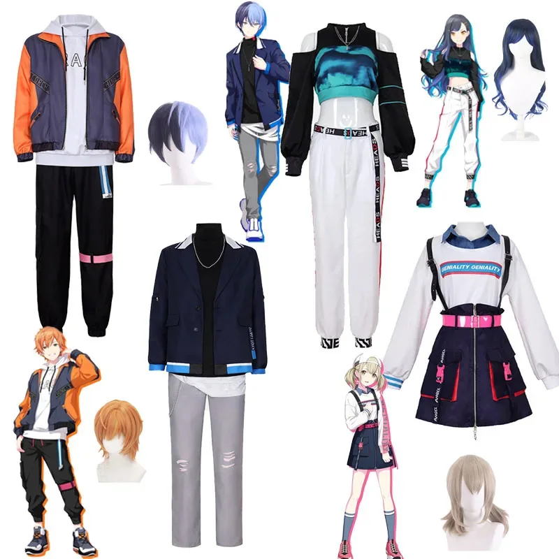 2025iyi VBS Aoyagi Toya Shinonome Akito Shiraishi парик Project Sekai аниме Azusawa Kohane костюм косплей униформа Ne