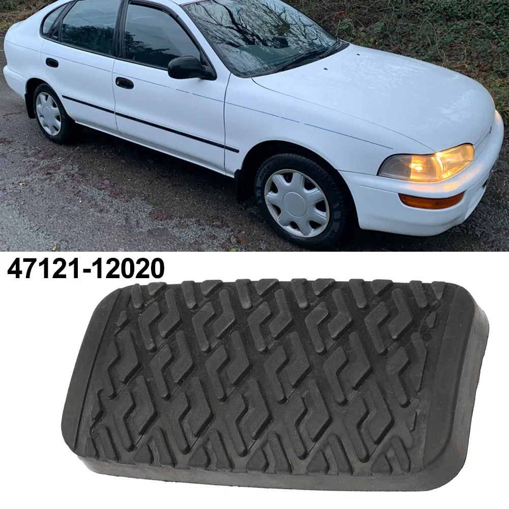Фото Резиновая накладка на педаль тормоза и сцепления для Toyota Corolla, матрица MR2, Paseo, Tercel 47121-12020, аксессуары для стайлинга автомобиля №2