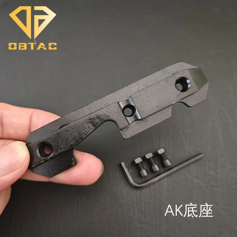 Фото AK47 стальная боковая пластина ласточкин хвост рельсовое крепление для фрезерованных печатных приемников совместим с боковыми креплениями AK Охотничьи аксессуары №5