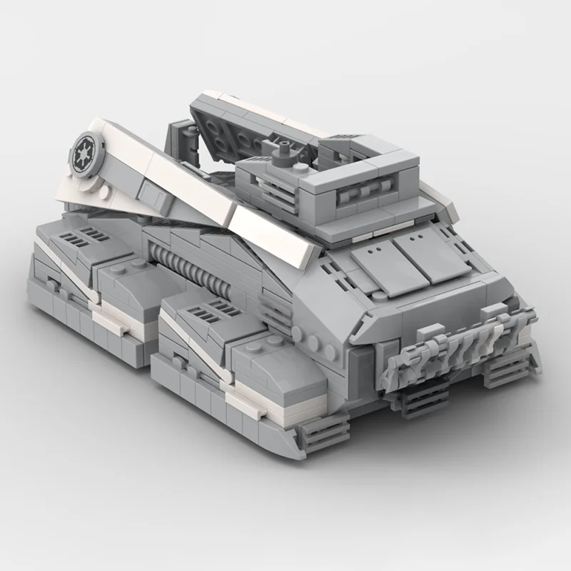 Фото Звездная модель фильма Moc, строительные блоки, императорская армия, транспортные танки, модель, технология, кирпичи, сделай сам, сборка, праздничный набор игрушек, подарки №3