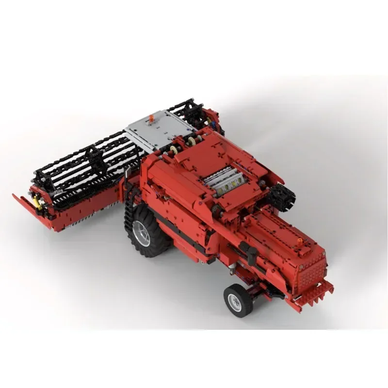 Красная новая модельMOC- 106787 Радиоуправляемая электрическая версияGround FarmingHarvester3465Детали на заказМодель строительного блока для взрослыхДетский подарок на день рожденияИгрушки (art.: 3920cc8c0857b) - 3920cc8c0857b