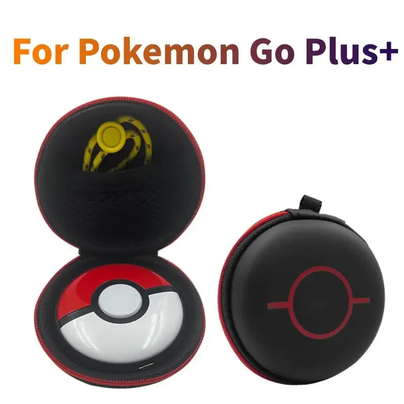 Портативный прочный дорожный чехол из ЭВА для органайзера Pokemon Go Plus с жестким защитным корпусом и сменным карабином для...