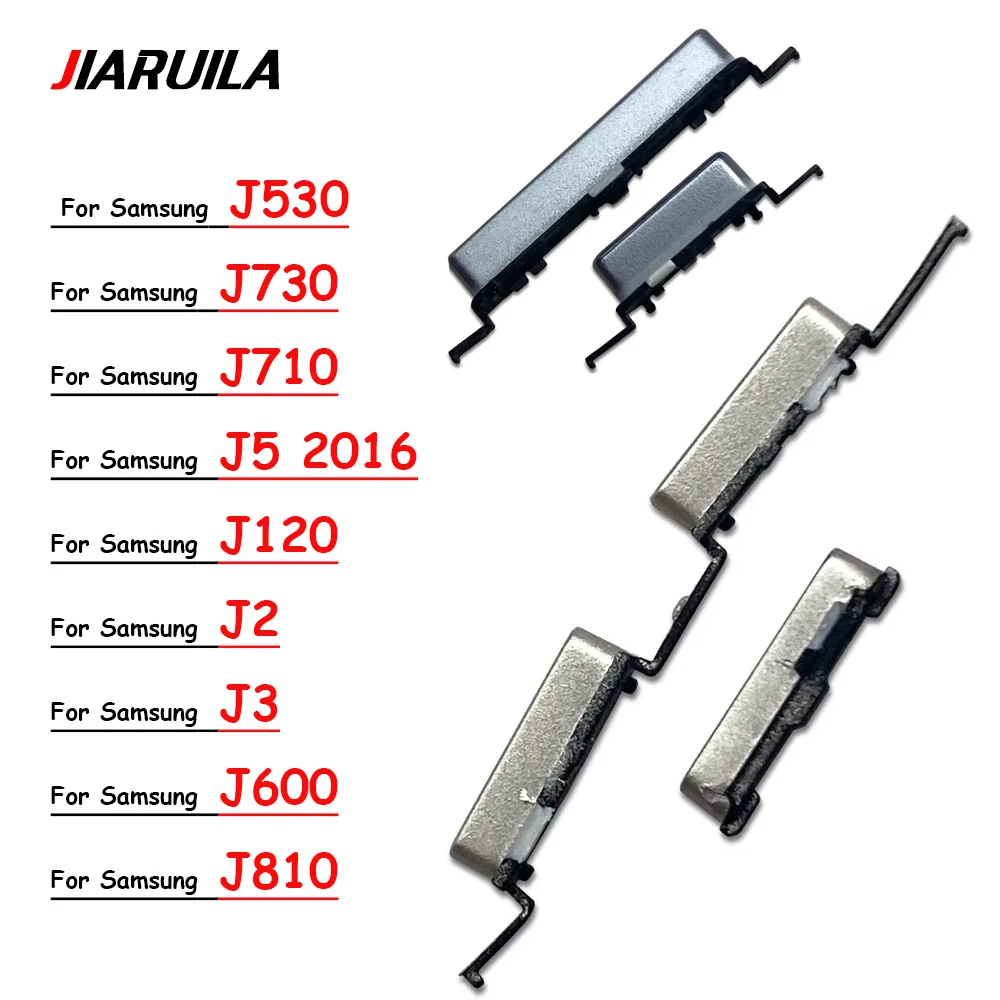 Фото Боковая кнопка регулировки громкости для Samsung J5 2016 J510 J2 J3 J600 J810/J5 J7 2018 J730 J530 Боковые клавиши Кнопка питания и громкости №2