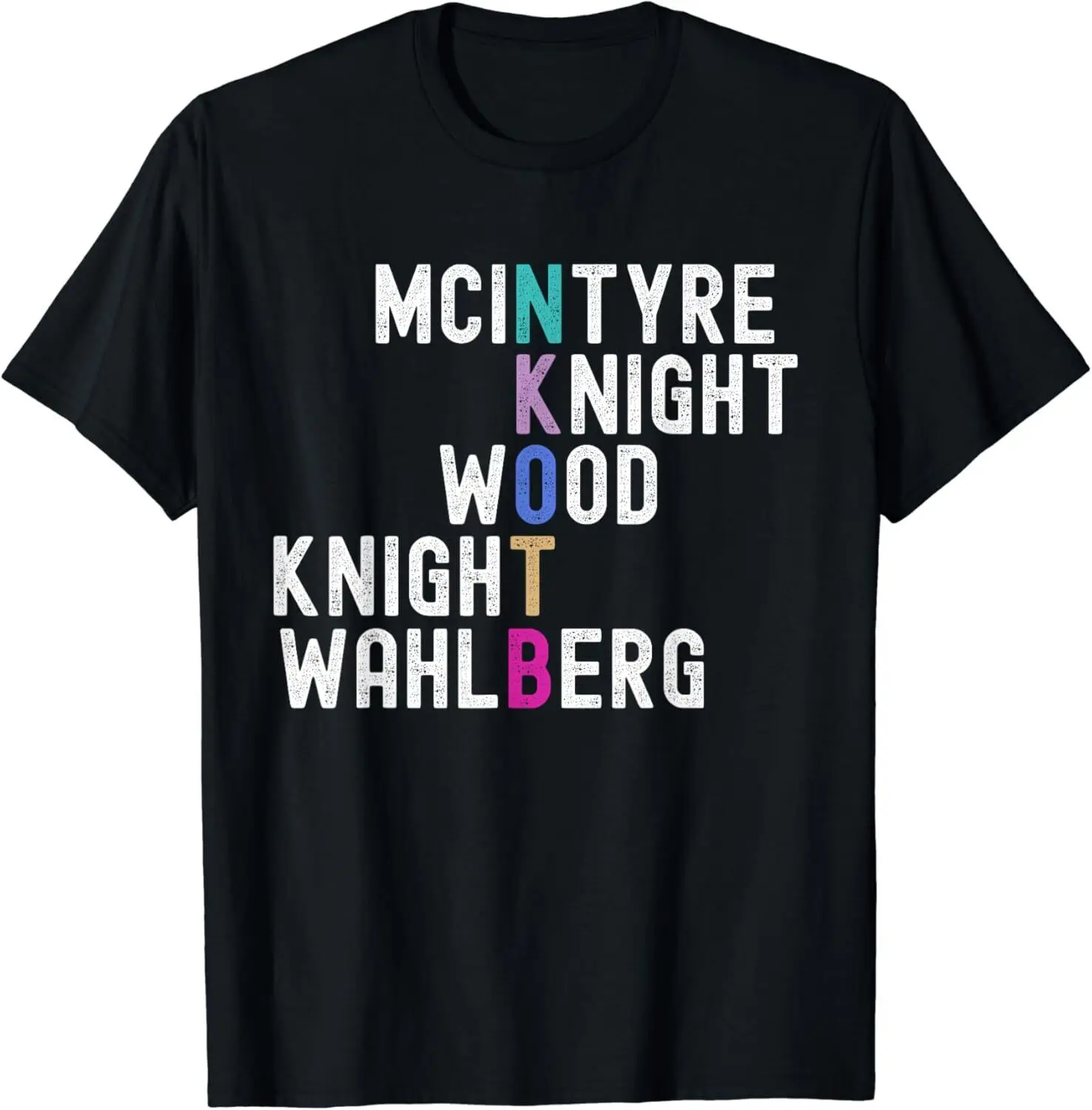 Футболка Mcintyre Knight Wood Knight Wahlberg, забавный подарок, футболка унисекс