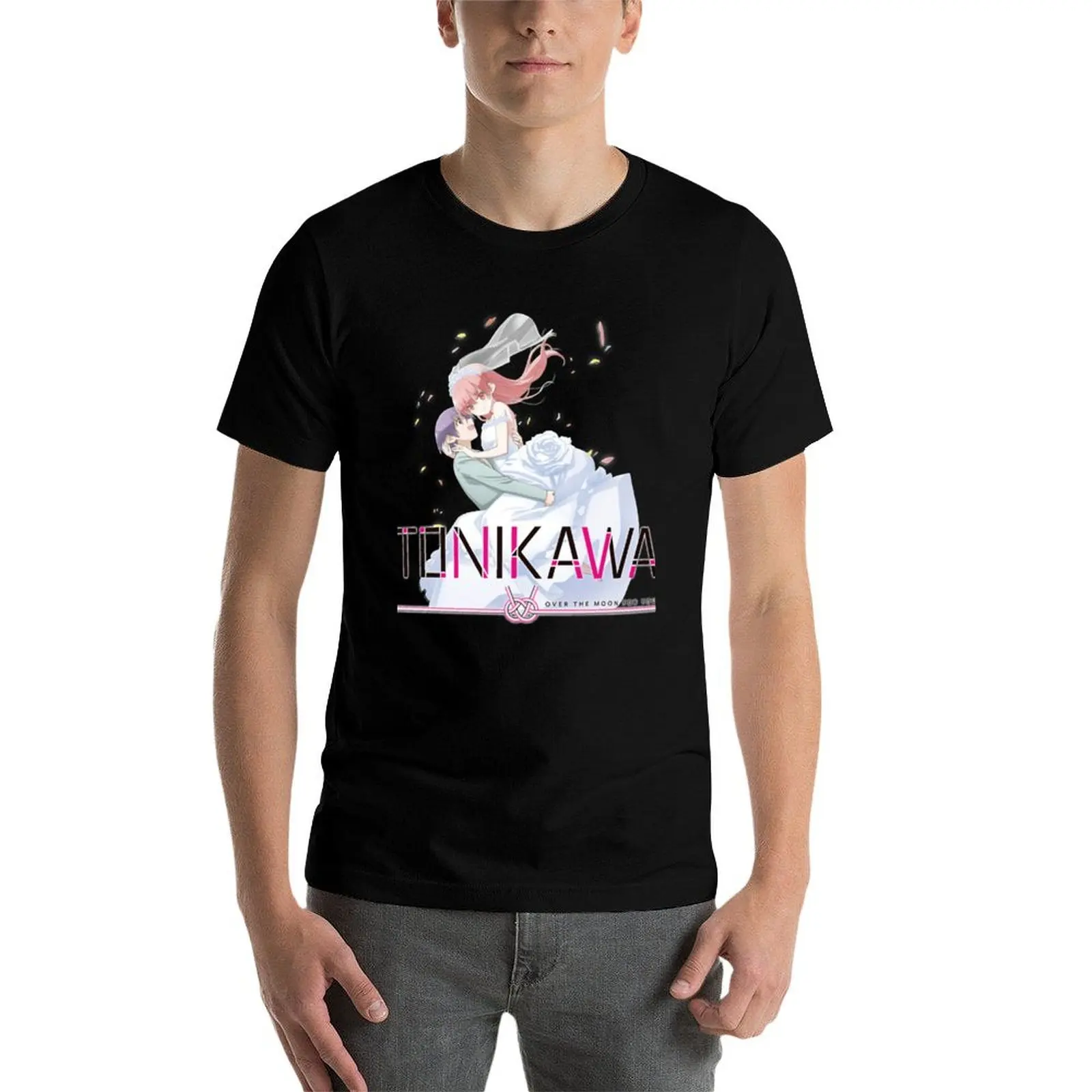 Фото TONIKAKU KAWAII V1 Классическая футболка футболки дизайнерские футболки с принтами футболка №4