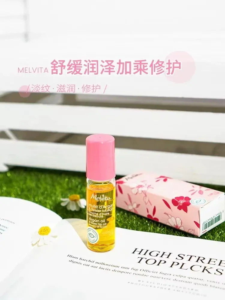 Фото Французская сыворотка для глаз Melvita Rollerball, масло, 10 мл, питательное средство против морщин, уменьшение тонких линий, удаление темных кругов, осветление кожи, уход за кожей №3