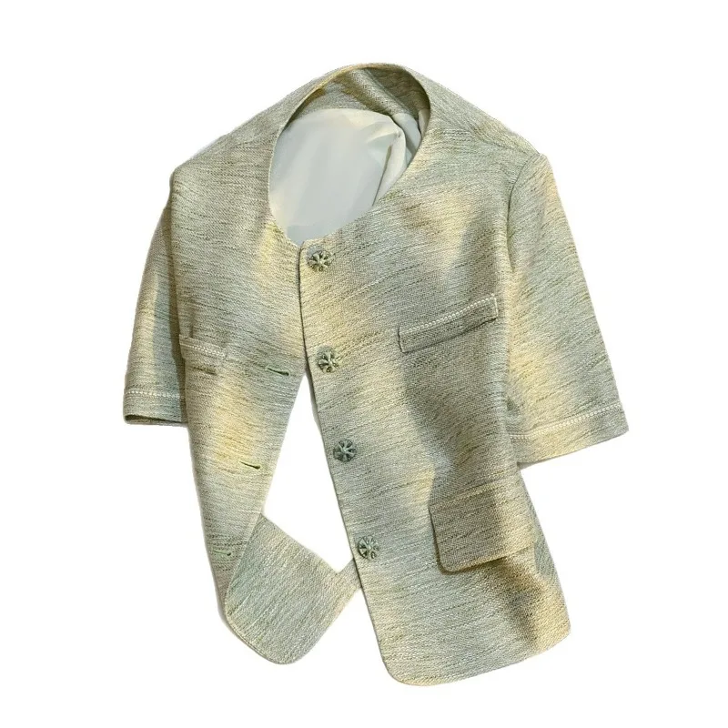 Eam Clothing Блейзер Куртка Женские пальто Темперамент Корейская версия Летний новый, модный, элитный, повседневный и популярный топ (art.: 3920cf017d2e3) - 3920cf017d2e3